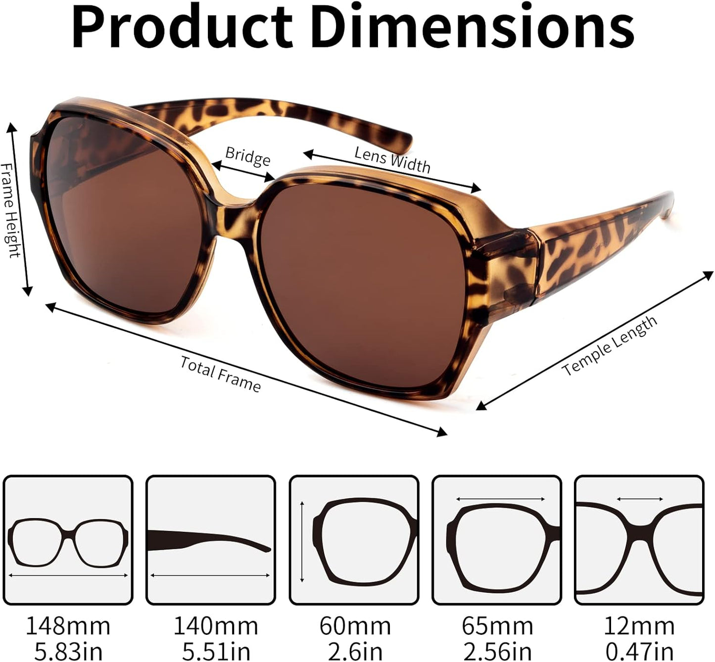 Tuesdayshades™ Polarized Fit-Over Sunglasses