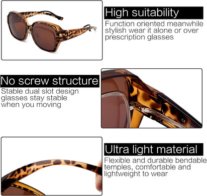 Tuesdayshades™ Polarized Fit-Over Sunglasses